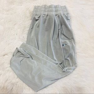 Nike drop crotch metallic pants